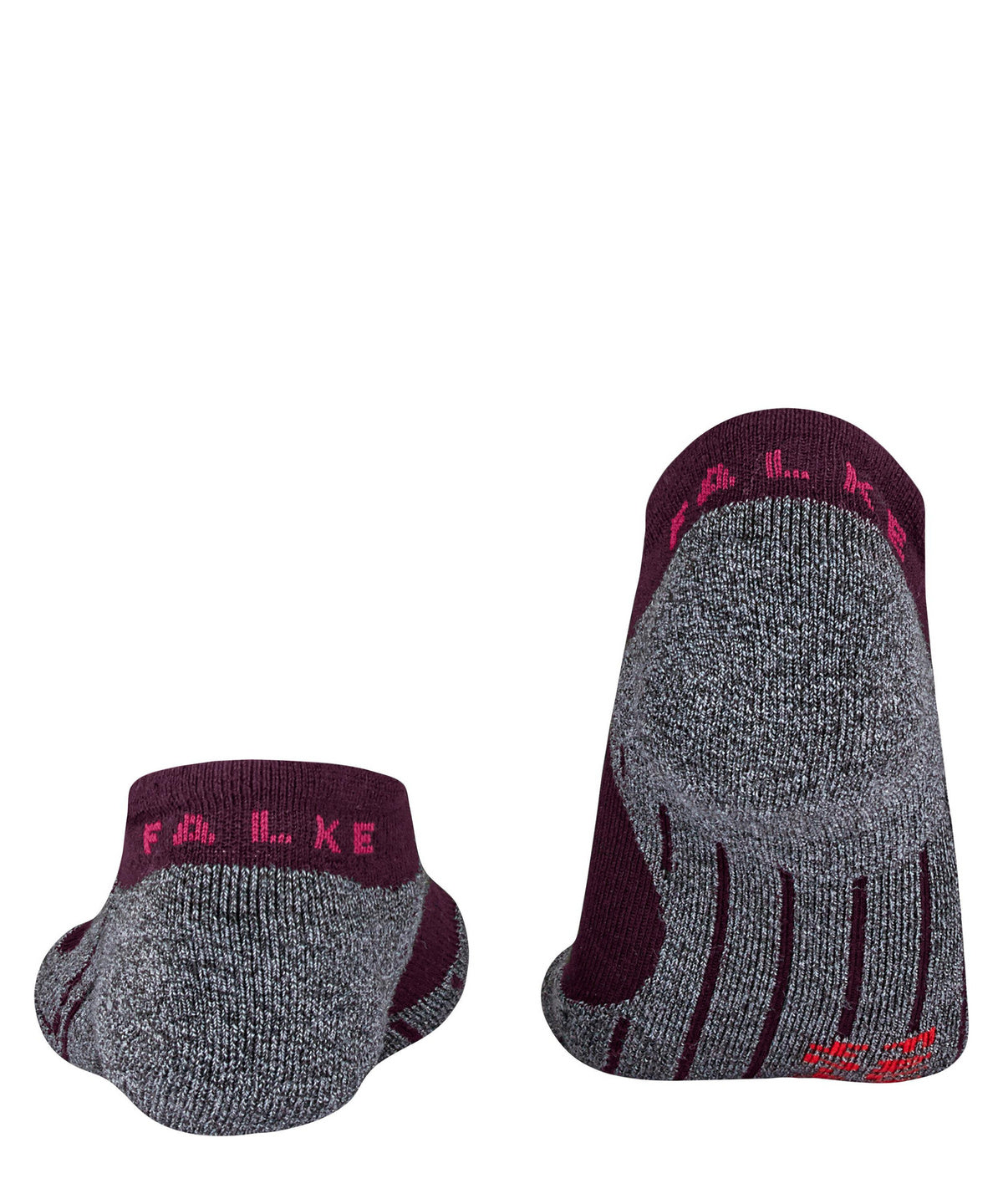 Falke RU3 women's running socks in Dark Mauve - product view 2