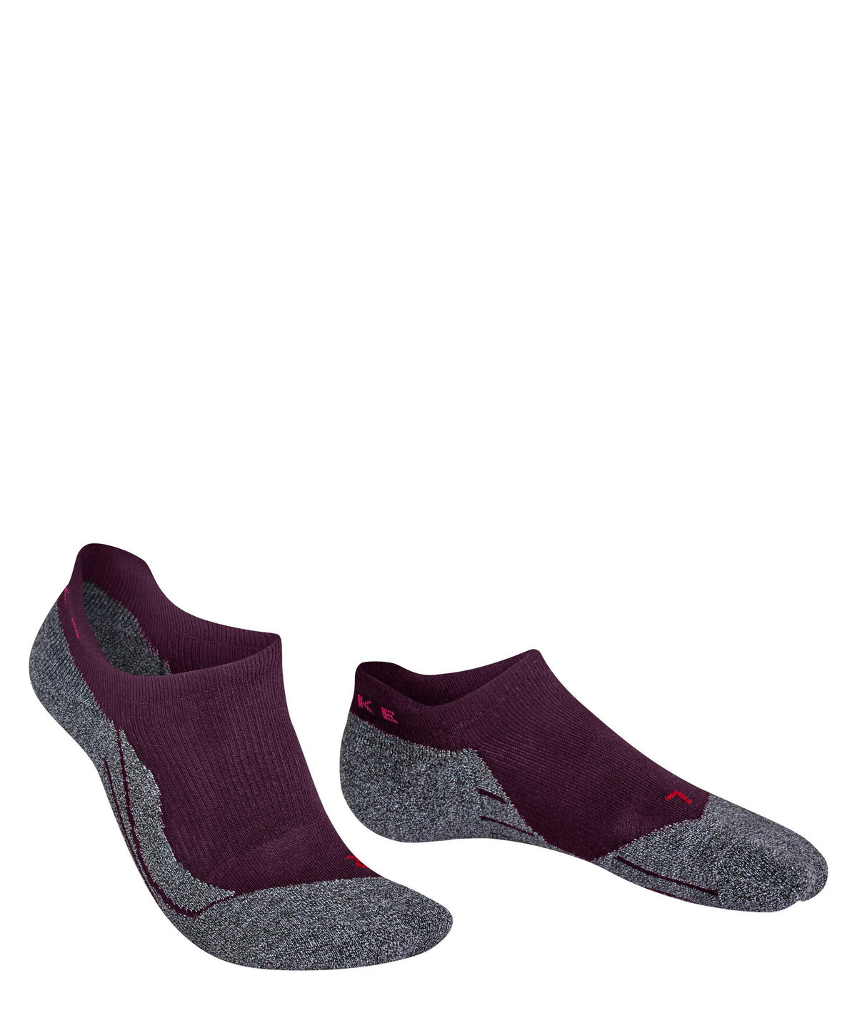 Falke RU3 women's running socks in Dark Mauve - product view 3