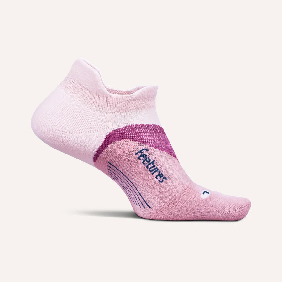 Feetures! Elite Light Cushion No Show Tab — Pink Salt
