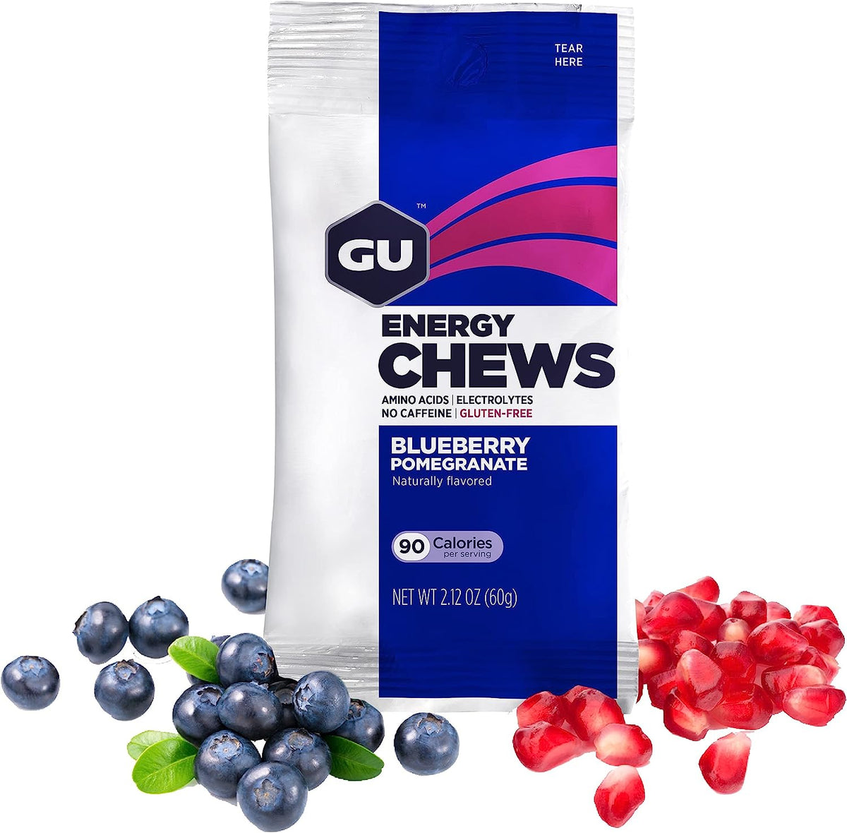 GU Energy Chews. Blueberry Pomegranate.