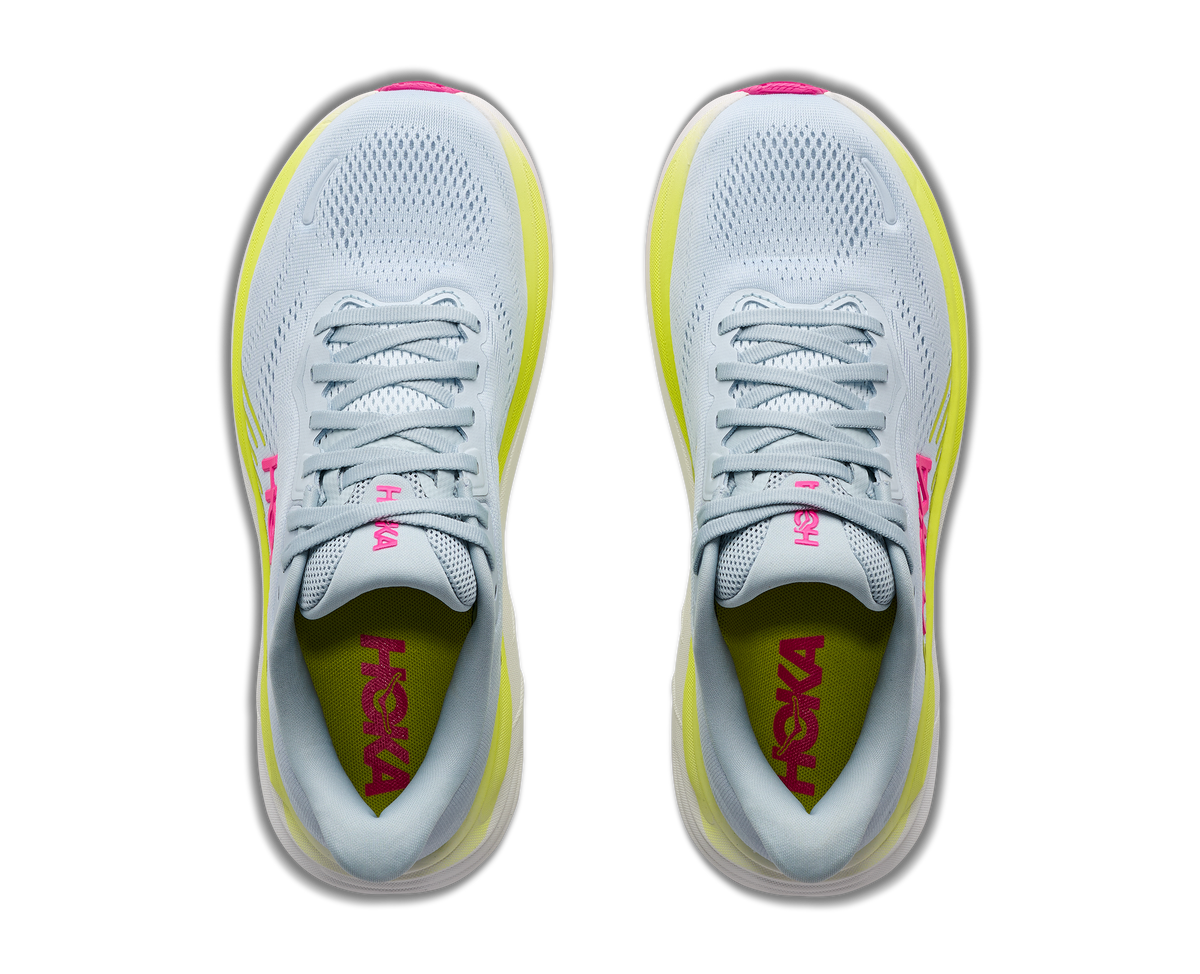 Women's HOKA Clifton 11 in Mineral Blue/Overcast – medial view