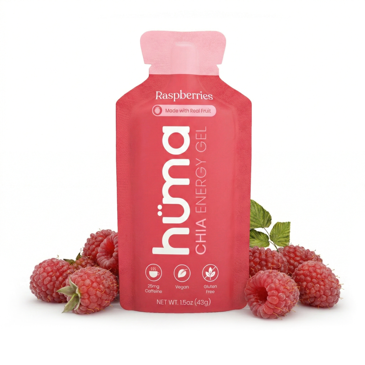 HUMA Chia Energy Gel Raspberries flavor