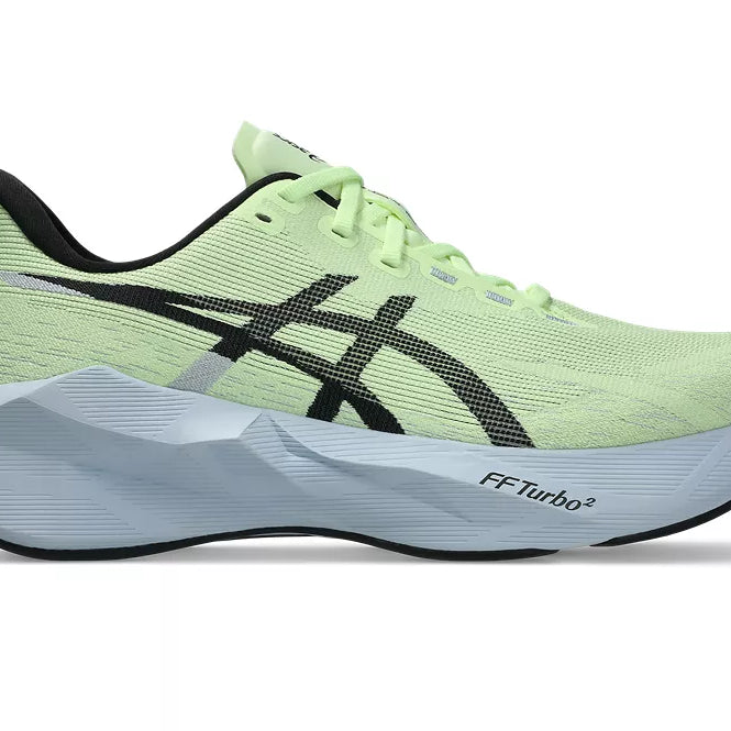 Men's Asics Novablast 6 Illuminate Yellow/Black lateral view