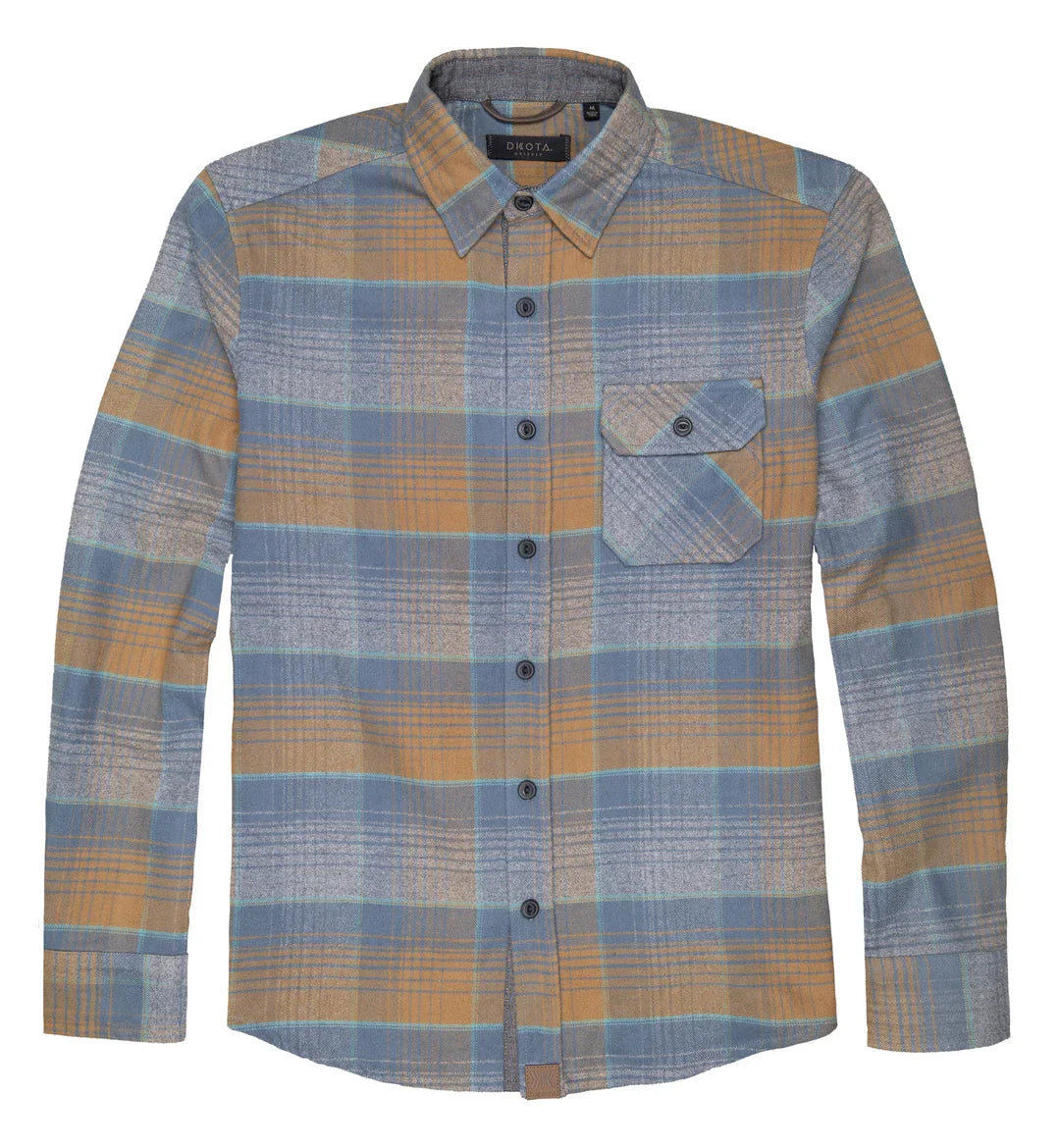 Dakota Grizzly Brock Cotton Flannel Shirt Men's Vista