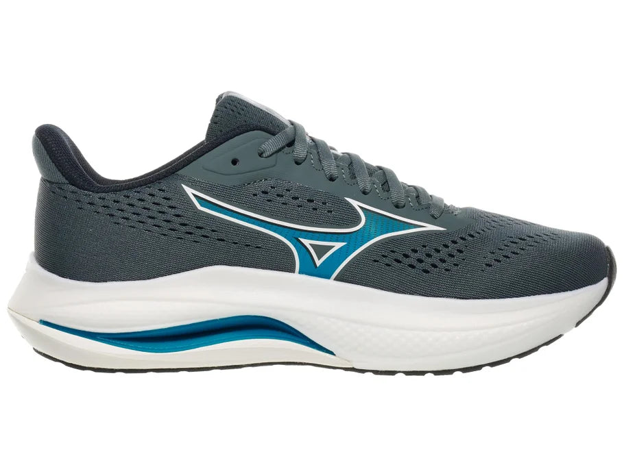 Men's Mizuno Wave Inspire 22 in Dark Slate/Blue Jewel - medial view
