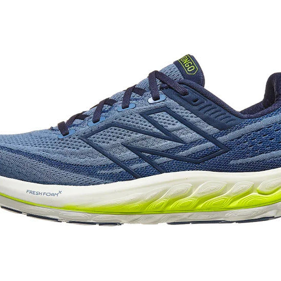 Men's New Balance Fresh Foam X Vongo v6 in Mercury Blue/Thirty Watt — side profile