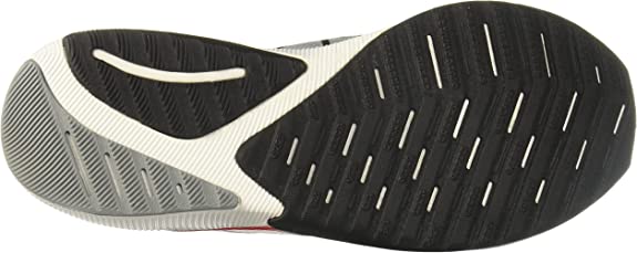 Men's New Balance FuelCell Propel v2 in Steel/Black/Neo Flame — outsole view
