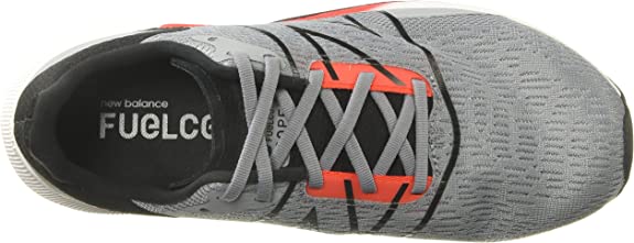Men's New Balance FuelCell Propel v2 in Steel/Black/Neo Flame — top view