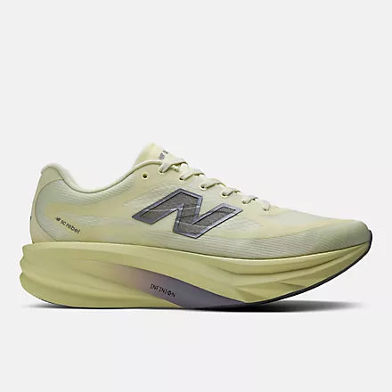 Men's New Balance SuperComp Rebel v1 in Pistachio Butter — side profile