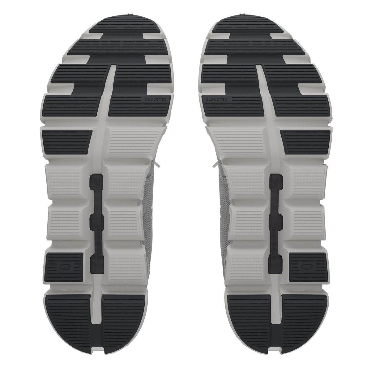 Men's On Cloud 6 in Glacier/White, outsole view