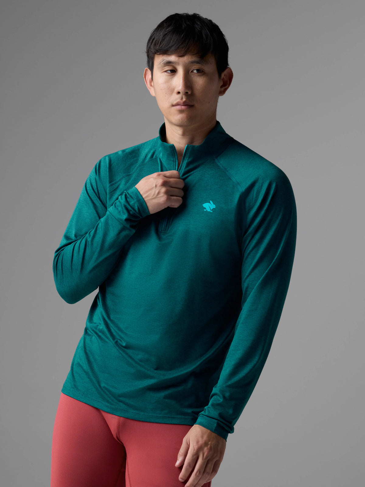 Men's rabbit EZ Zip. Green.