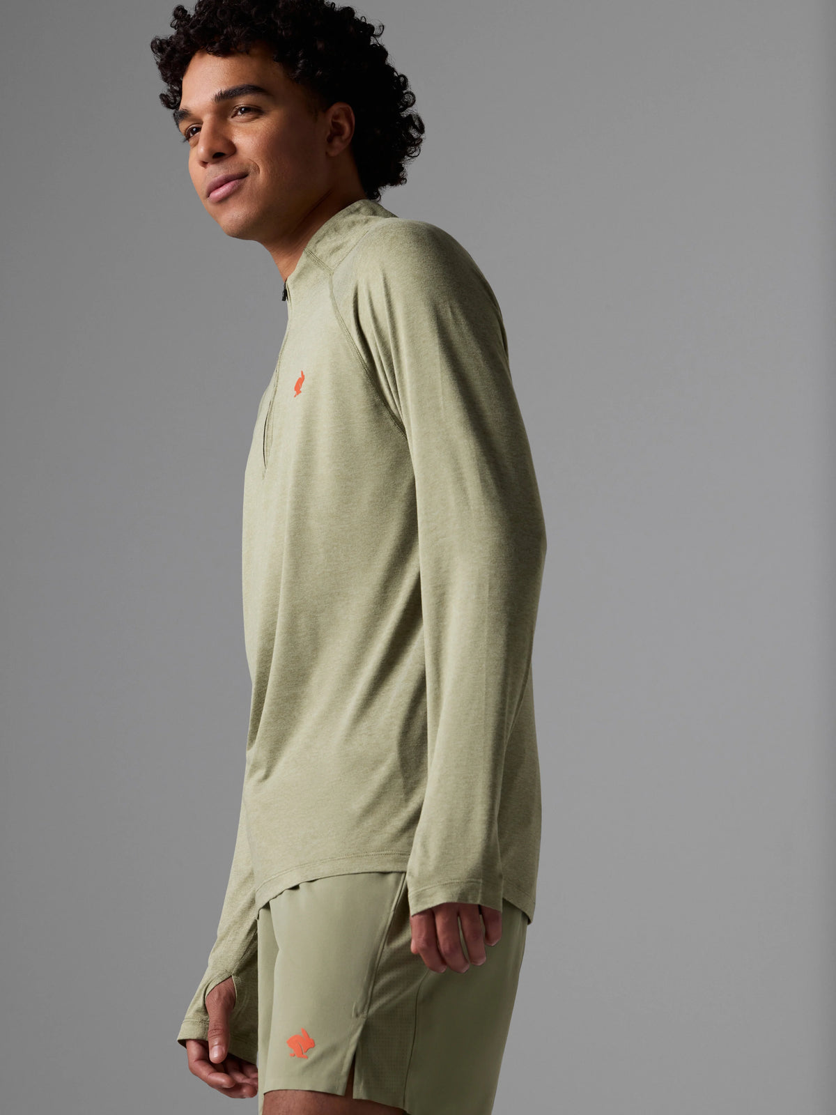 Men's rabbit EZ Zip. Beige.