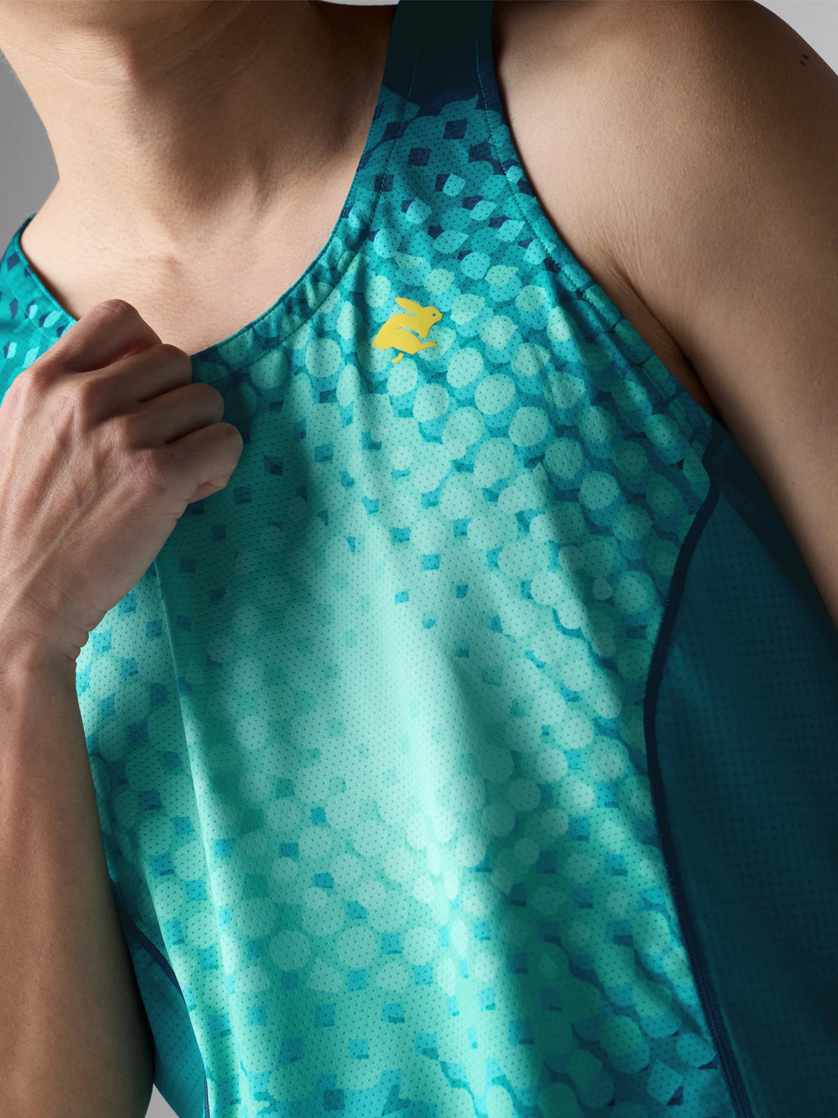 Men's rabbit Tempo Tank in Kayak Heat Map
