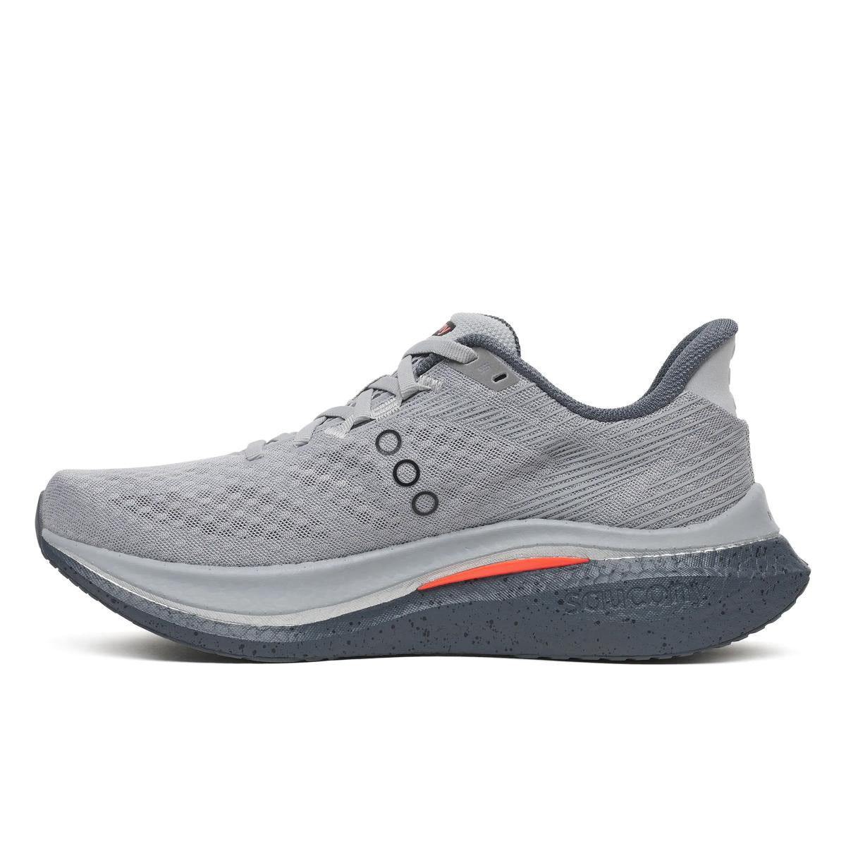 Men's Saucony Endorphin Speed 5. Cadet/Gunmetal. Medial view.