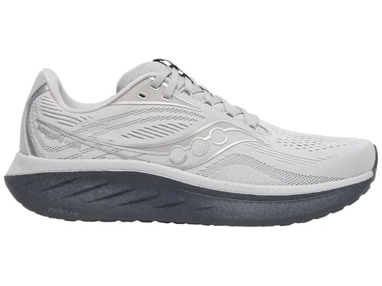 Men's Saucony Ride 18. Cloud/Shadow. Lateral view.