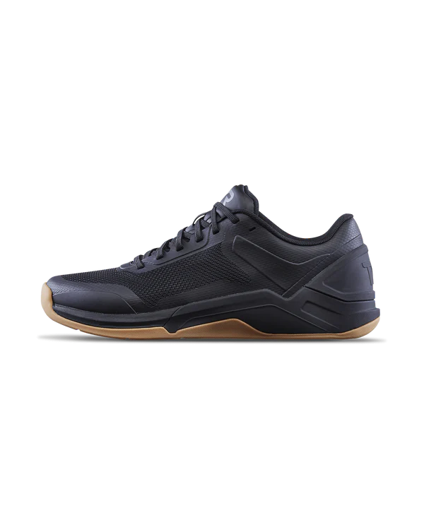 Men's TYR CXT-3. Black upper. Black midsole. Lateral view.