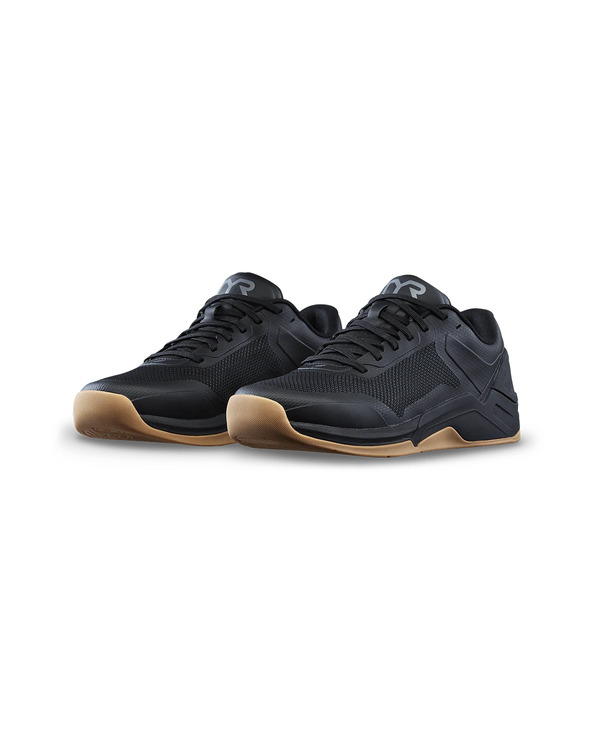 Men's TYR CXT-3. Black upper. Black midsole. Lateral view.
