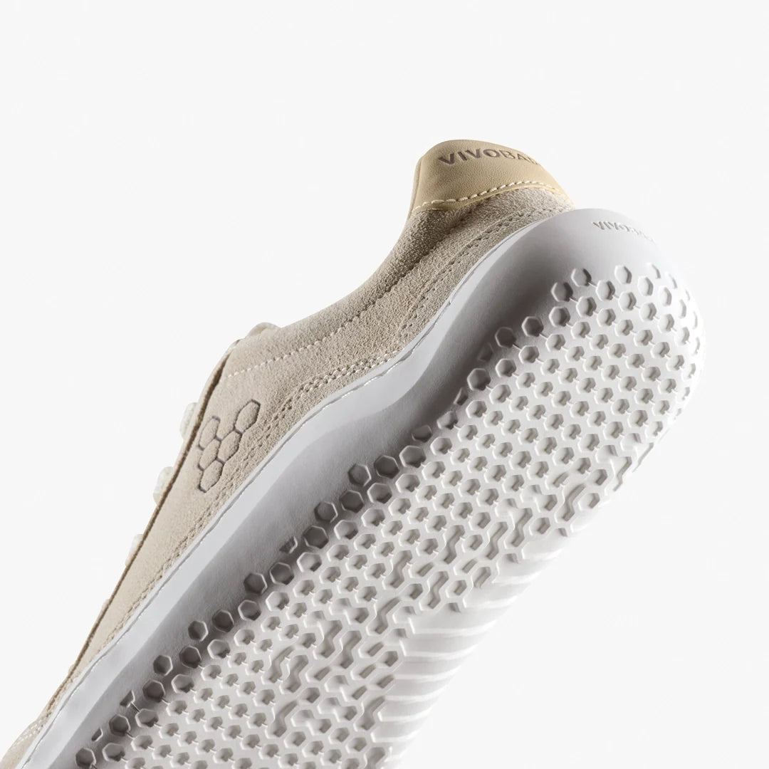 Vivobarefoot Gobi II Premium Leather men's shoe in Sand/Fig