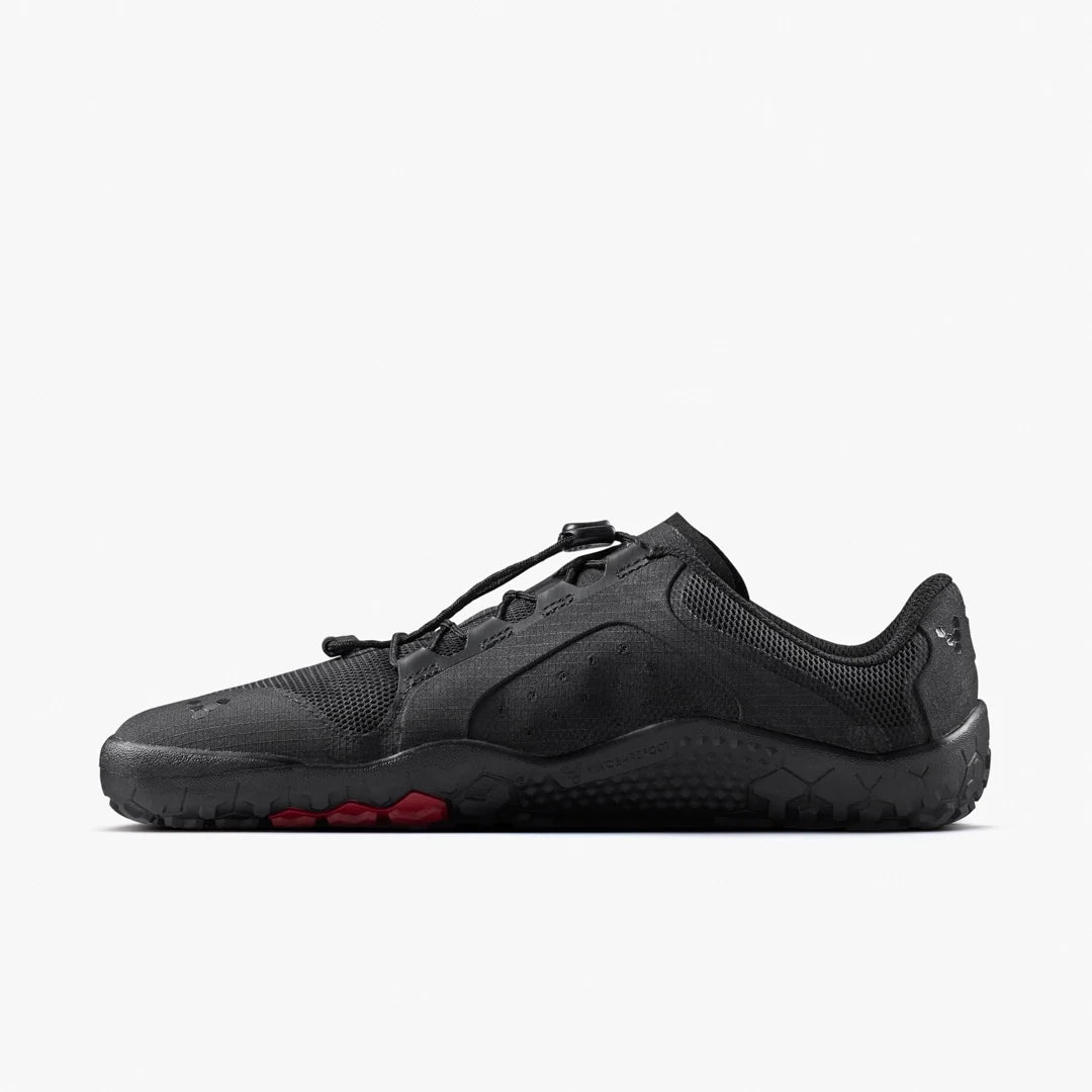 Vivobarefoot Primus Trail FG 3.5 men's shoe in Obsidian