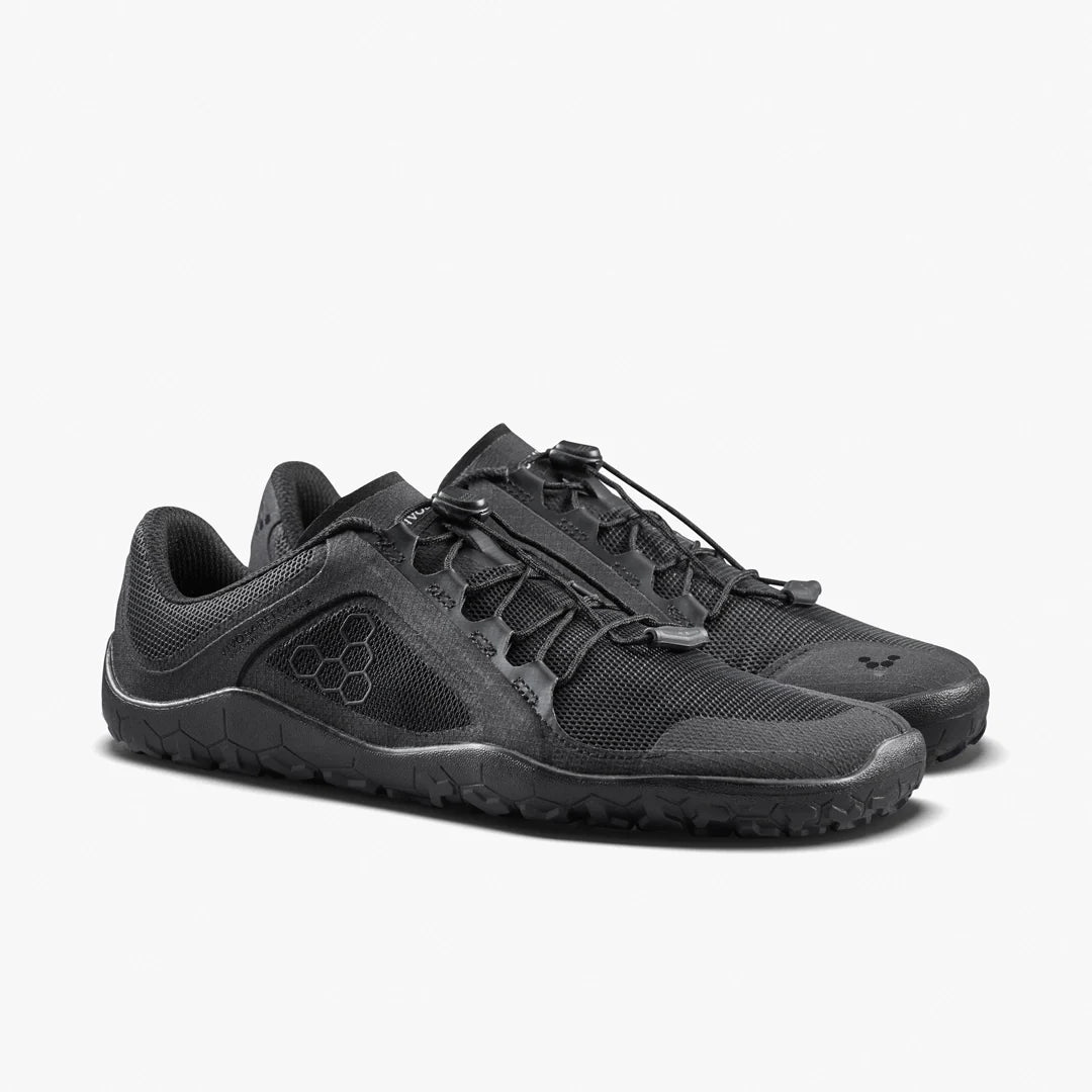 Vivobarefoot Primus Trail FG 3.5 men's shoe in Obsidian