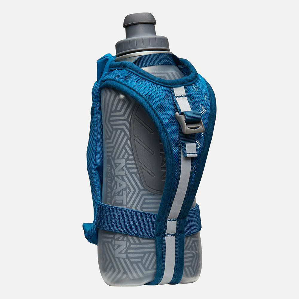 Nathan Speed Draw 2 Insulated. 18oz. Deep Blue/Reflective Silver.