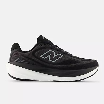 New Balance 1080 v15 women's running shoe in Black/Slate Grey — lateral view