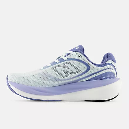 New Balance 1080 v15 women's running shoe in Glint Blue/Silver Metallic/Fairweather Blue — medial view