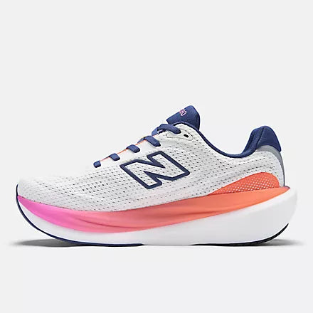 New Balance 1080 v15 women's running shoe in Sea Salt/Blue Oyster — medial view