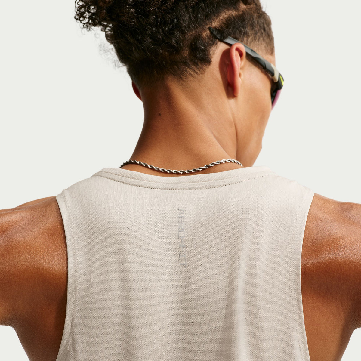 Nike Stride Aero-Fit Running Tank Top Men's Cream II/Sail product image