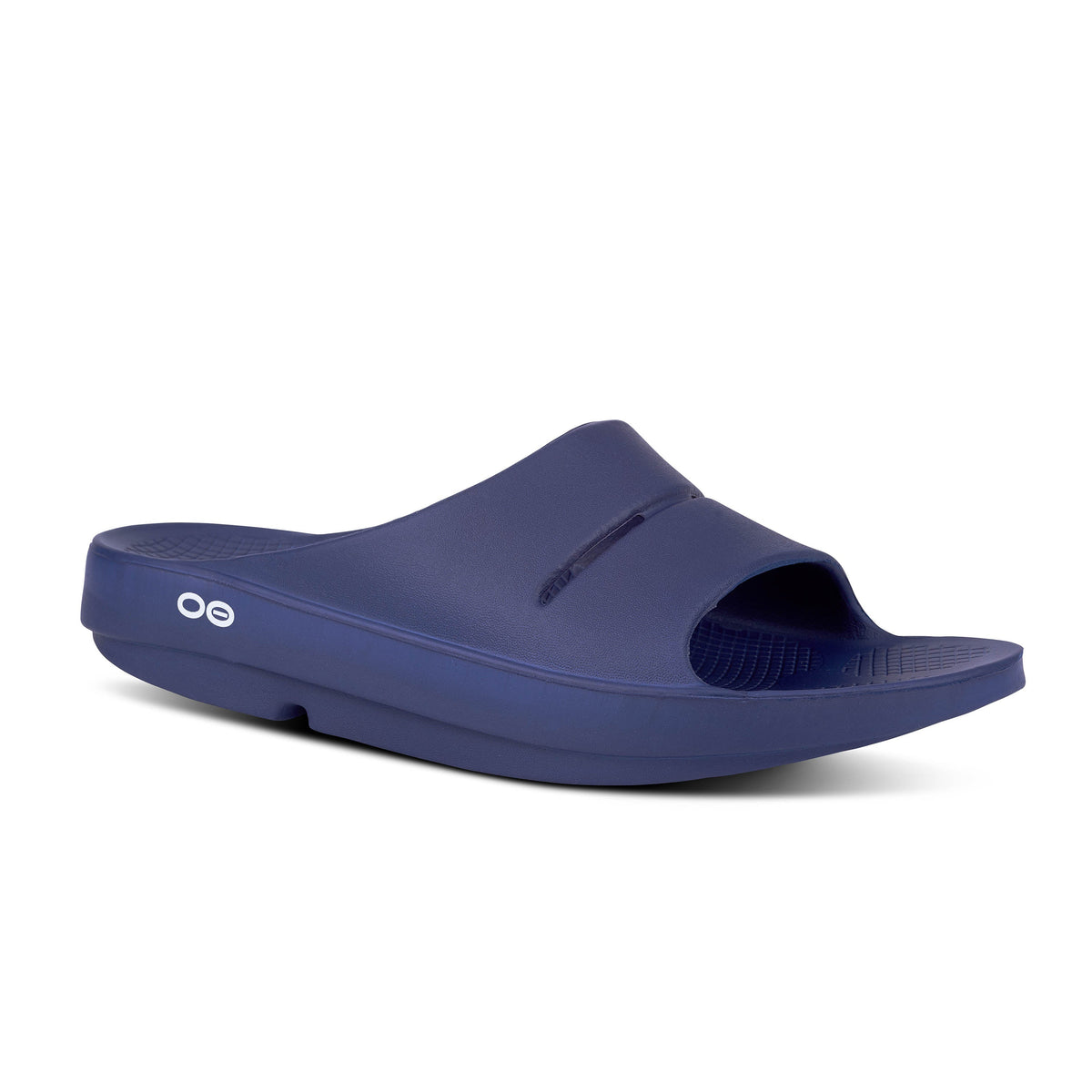 Unisex Oofos OOahh Slide Navy