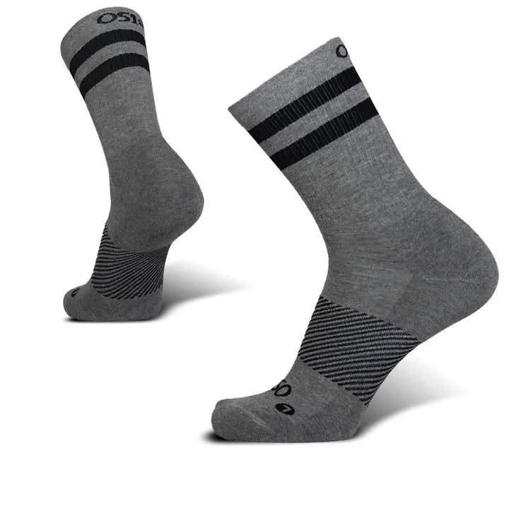 OS1st Wicked Comfort. Crew Socks. Charcoal.