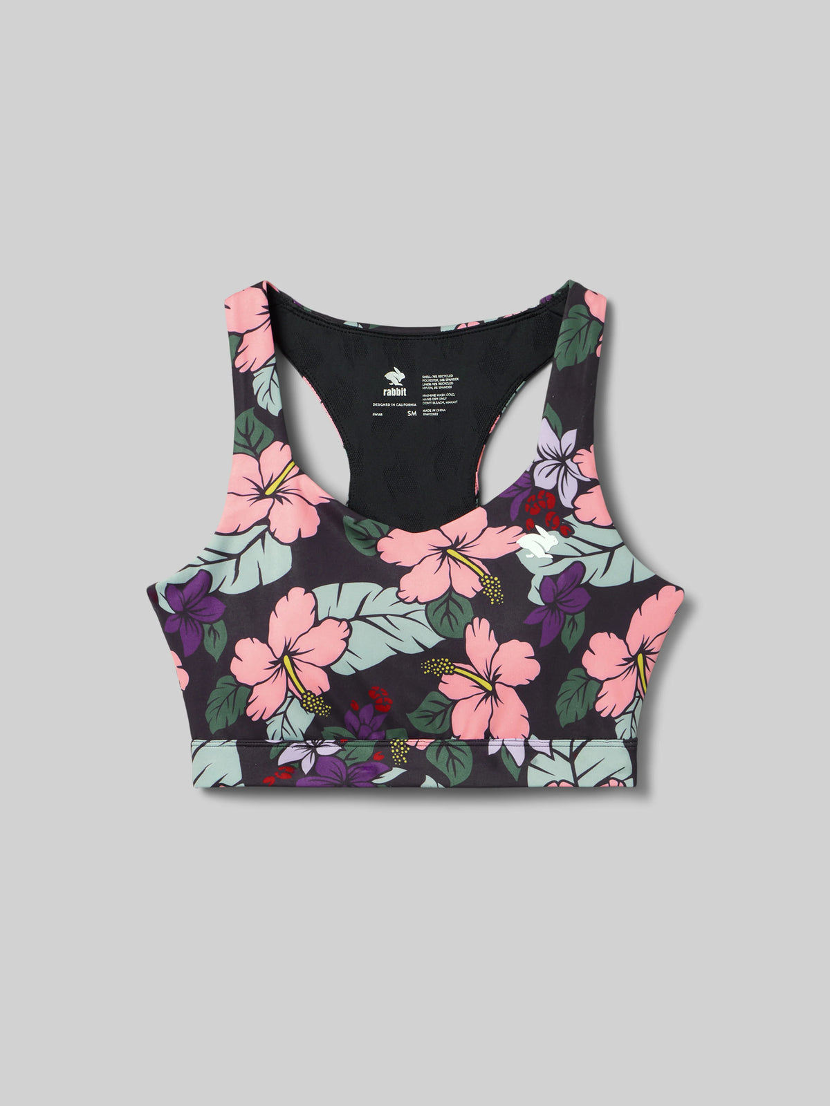 rabbit. Pocket Bra. Floral.