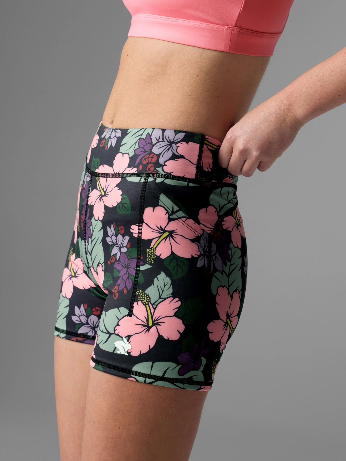 rabbit Speed Leggy 4". Floral.