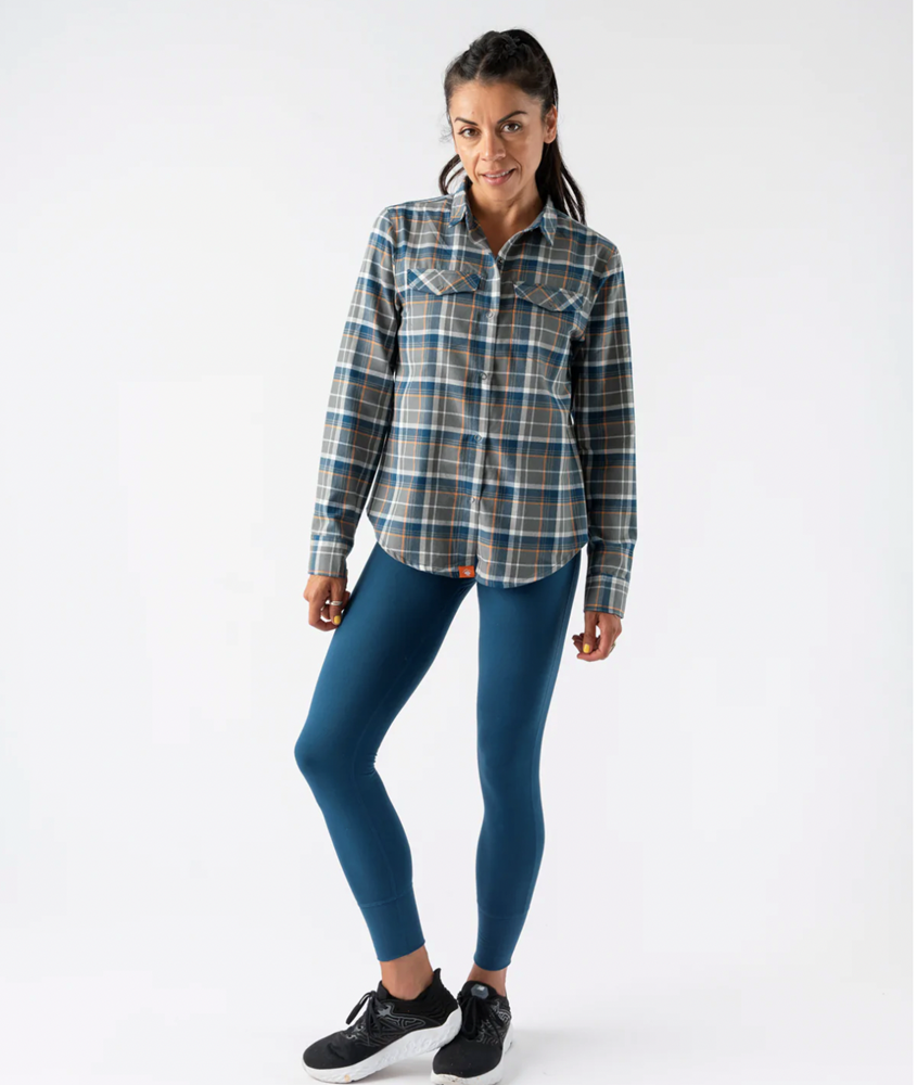 Women's rabbit High Country LS Flannel in Sedona Sage