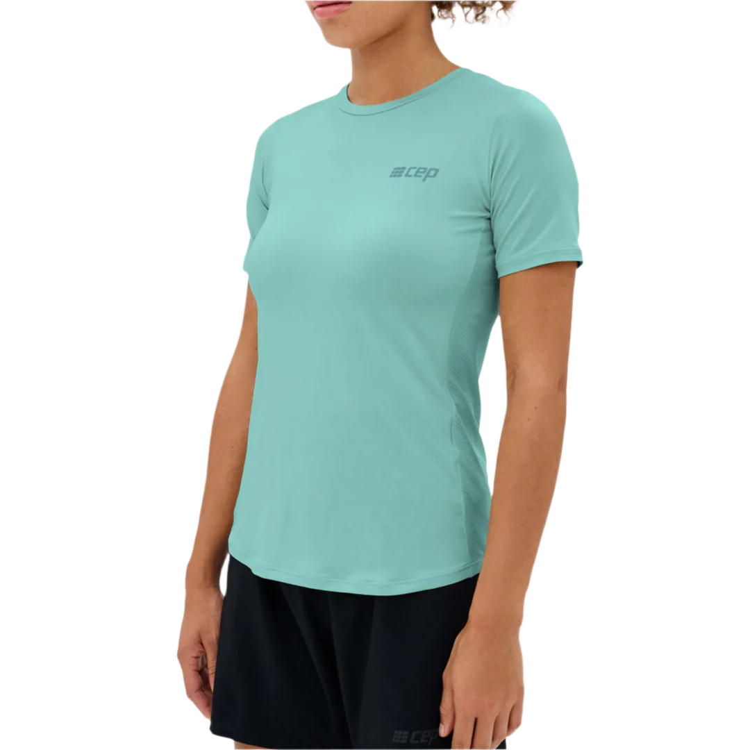 CEP Run Shirt Short Sleeve Women's Light Blue product image