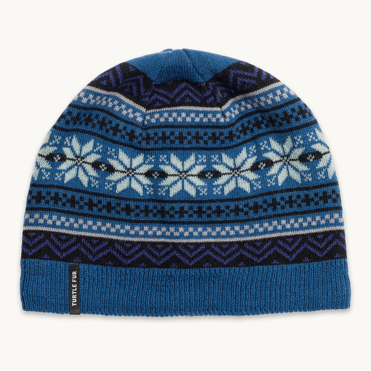 Turtle Fur Nuka Merino Wool Beanie in Ink