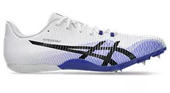 Unisex Asics Hyper Sprint 8 White/Cobalt Burst view 2