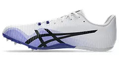 Unisex Asics Hyper Sprint 8 White/Cobalt Burst view 3