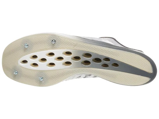 Saucony Terminal VT unisex track spike in White/Carbon