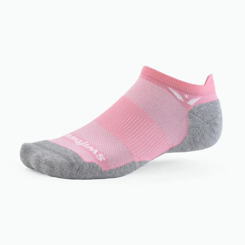 Unisex Swiftwick Maxus. Light Pink. Lateral view.