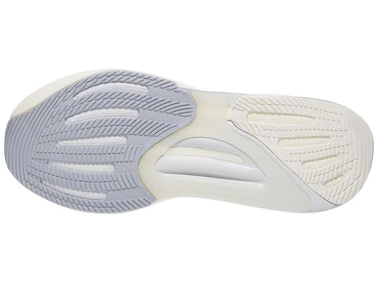 Women's Adidas Supernova Solution in Core Black/Halo Silver/Gash Grey, outsole view.