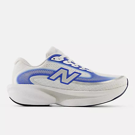 Women's New Balance Fresh Foam X Ellipse v1 in White/Blue, alternate lateral view