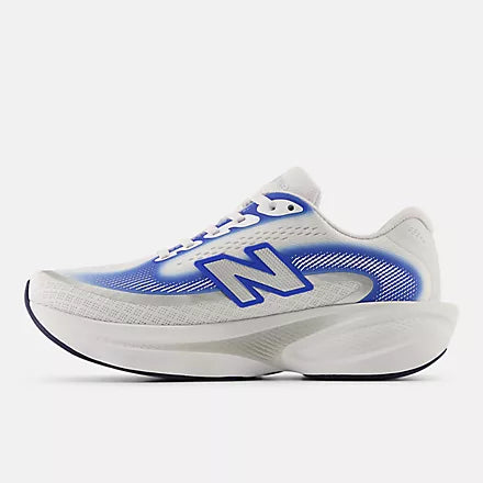 Women's New Balance Fresh Foam X Ellipse v1 in White/Blue, medial view