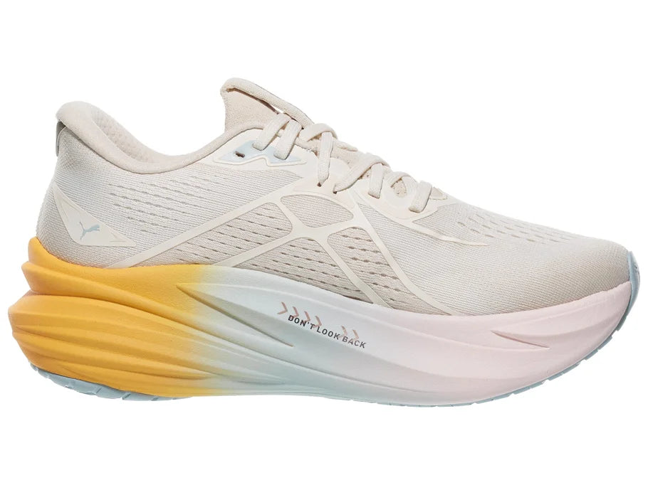 Women's PUMA MagMax Nitro 2 in Warm White/Leucite - medial view