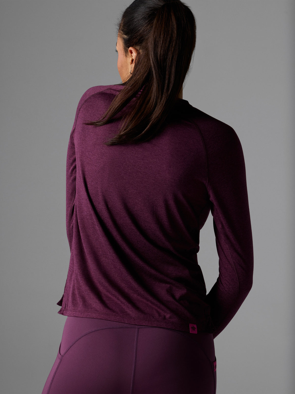 Women's rabbit EZ Long Sleeve. Purple.