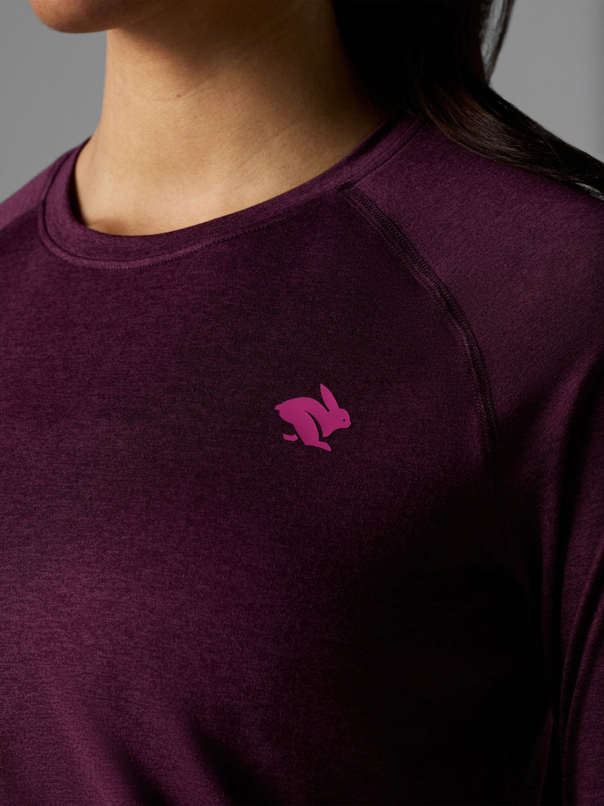 Women's rabbit EZ Long Sleeve. Purple.