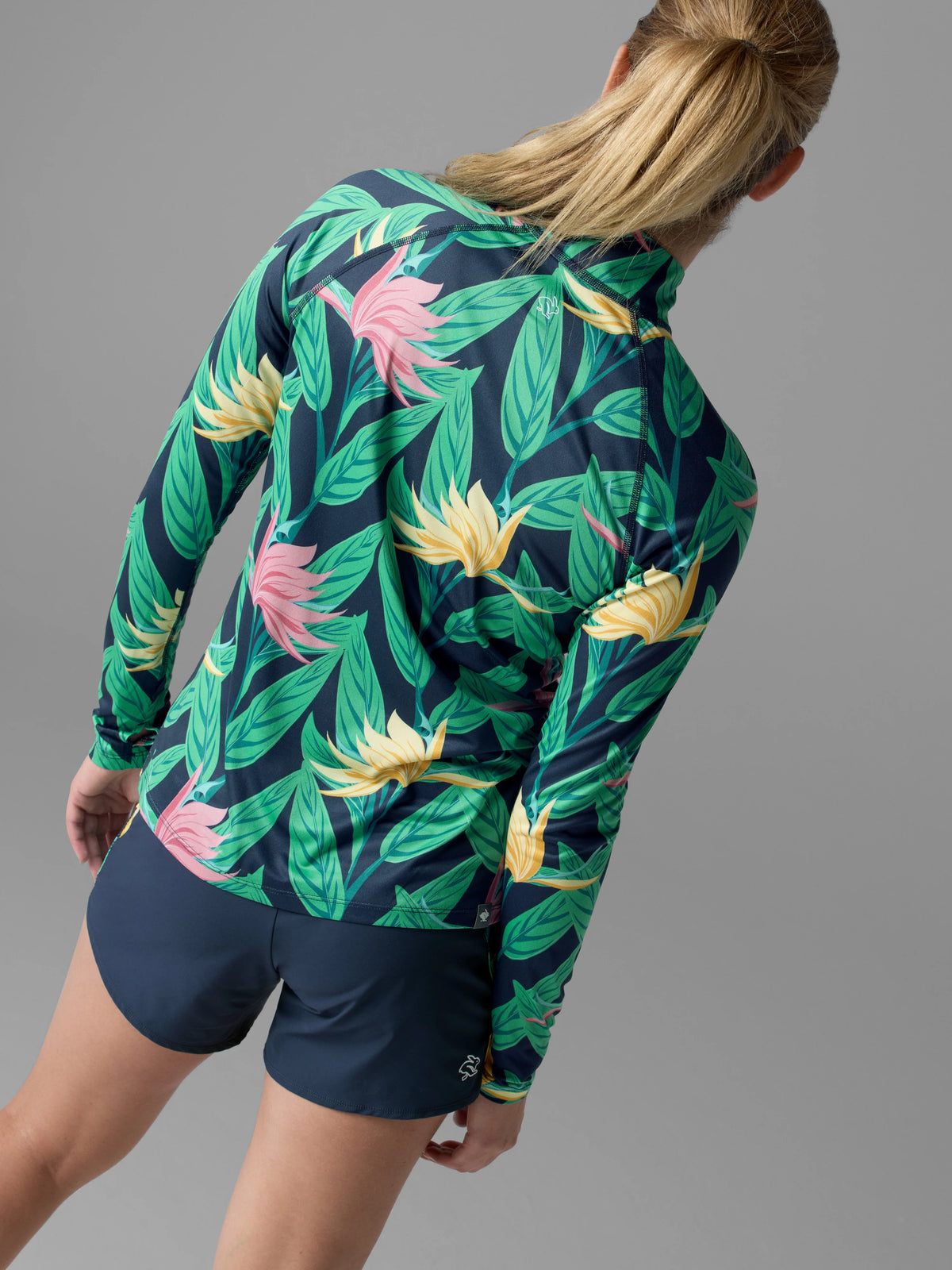 Women's rabbit EZ Zip. Floral pattern.