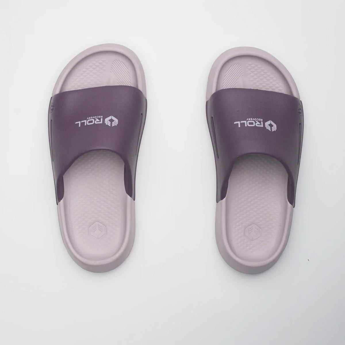 Women's Roll Recovery SUPERPLUSH Slide Lavender Lux top view.