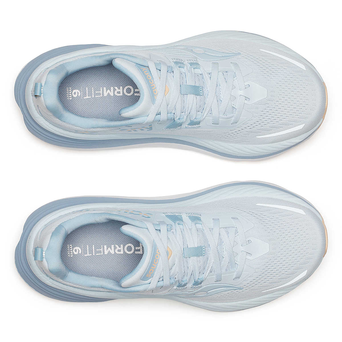Women's Saucony Hurricane 24. Ice/Melt. Top view.