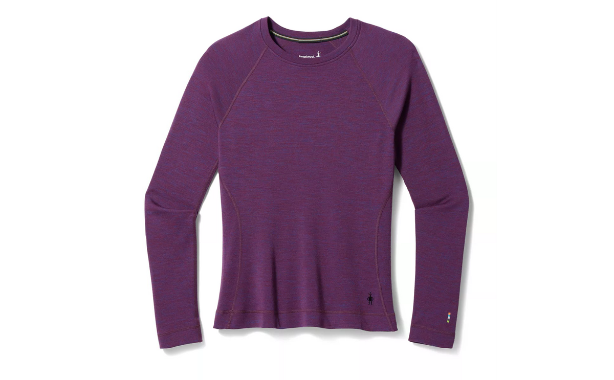 Women's Smartwool Thermal Merino Base Layer | Purple | Front View